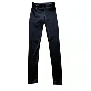 Pink Victoria’s Secret Vintage Y2K Black Skinny Leggings Yoga Sporty Pants SZ XS